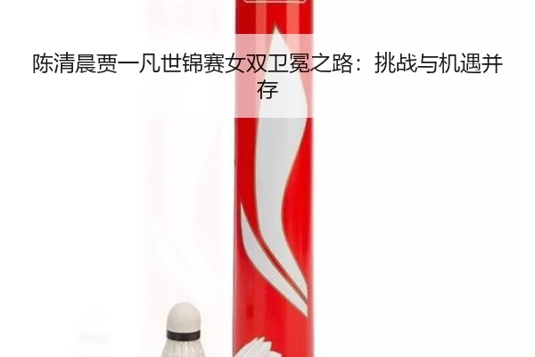 陈清晨贾一凡世锦赛女双卫冕之路：挑战与机遇并存